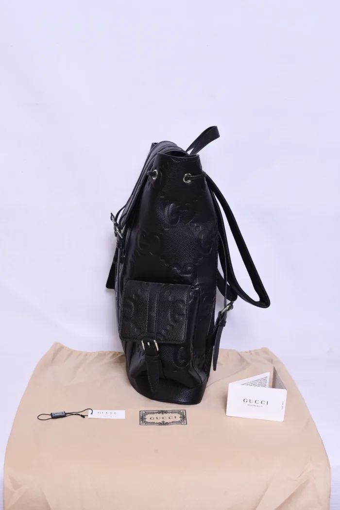 Gucci Black Backpack Bag - Image 3