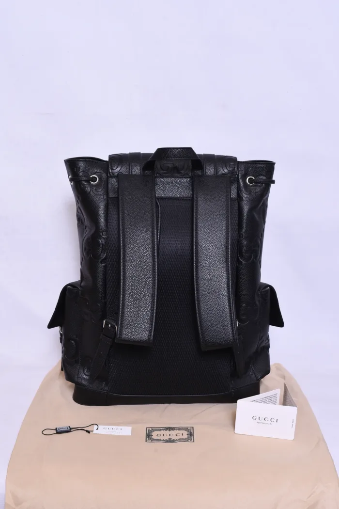 Gucci Black Backpack Bag - Image 2