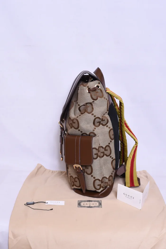 Gucci Brown Backpack Bag - Image 2