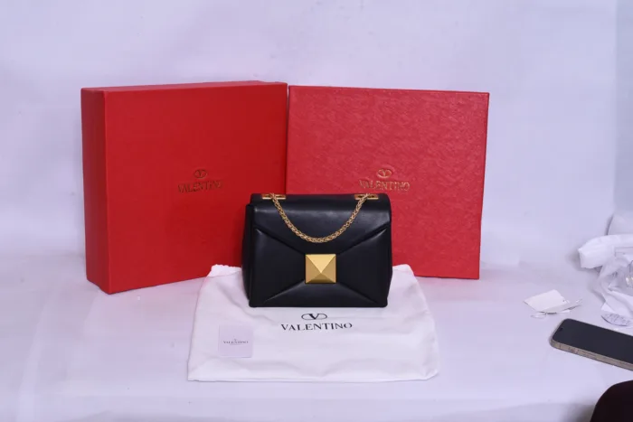 Valentino Logo Black Mini Bag