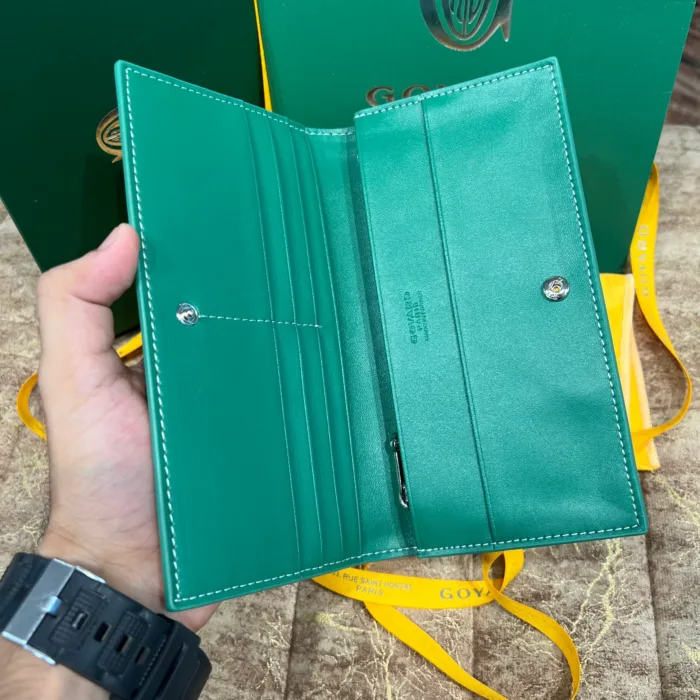 GoYard Long Wallet Green - Image 6