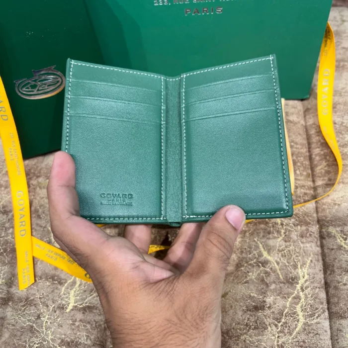 GoYard Bifold Wallet Green - Image 5