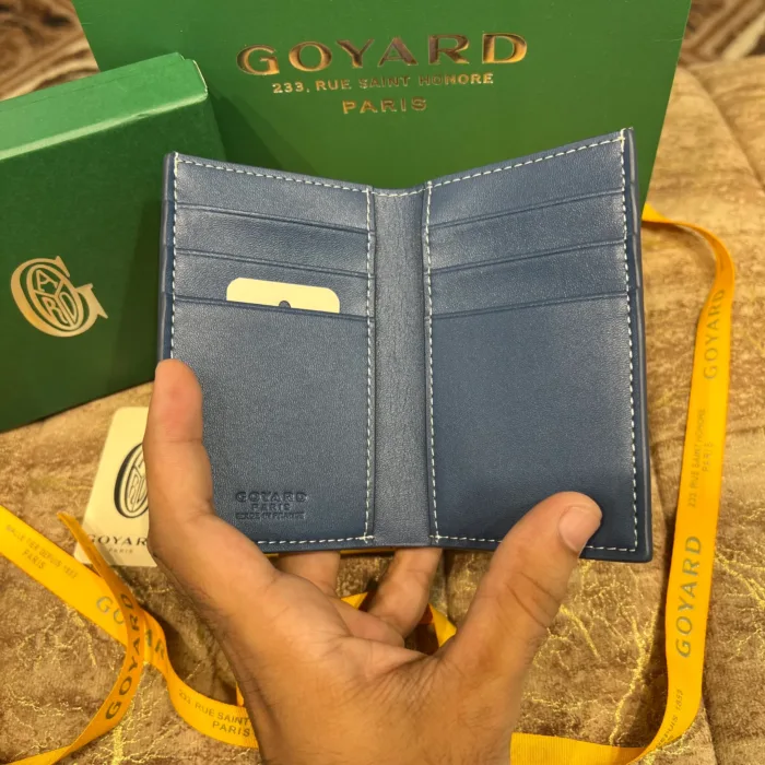 GoYard Bifold Wallet Blue - Image 2