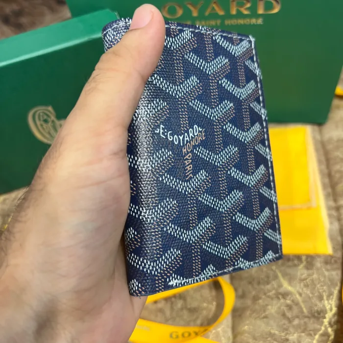 GoYard Bifold Wallet Blue - Image 4