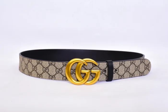 Gucci GG Pattern Logo Belt - Image 3