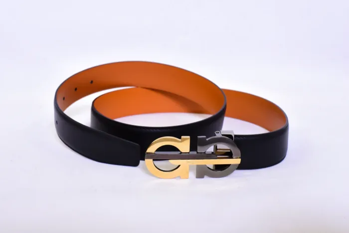 Ferragamo Logo Black Belt - Image 3